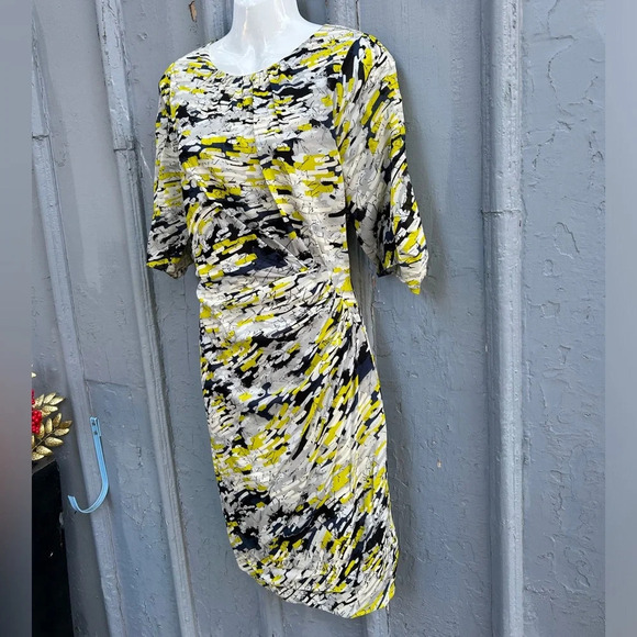 Whistles Silk Blend sheath, size 10 - Picture 3 of 11